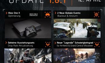 Tom Clancy`s The Division: Update 1.8.1 ist live - Optimierung für Xbox One X enthalten